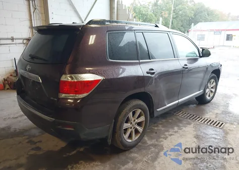 2012 Toyota Highlander Se V6 из США, поврежденный, VIN 5TDBK3EHXCS156633